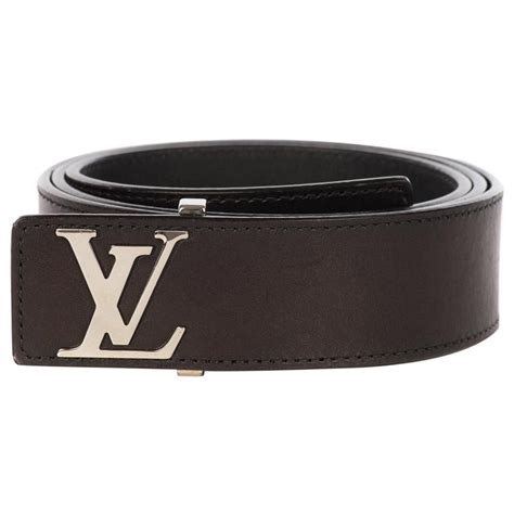 louis vuitton men black belt